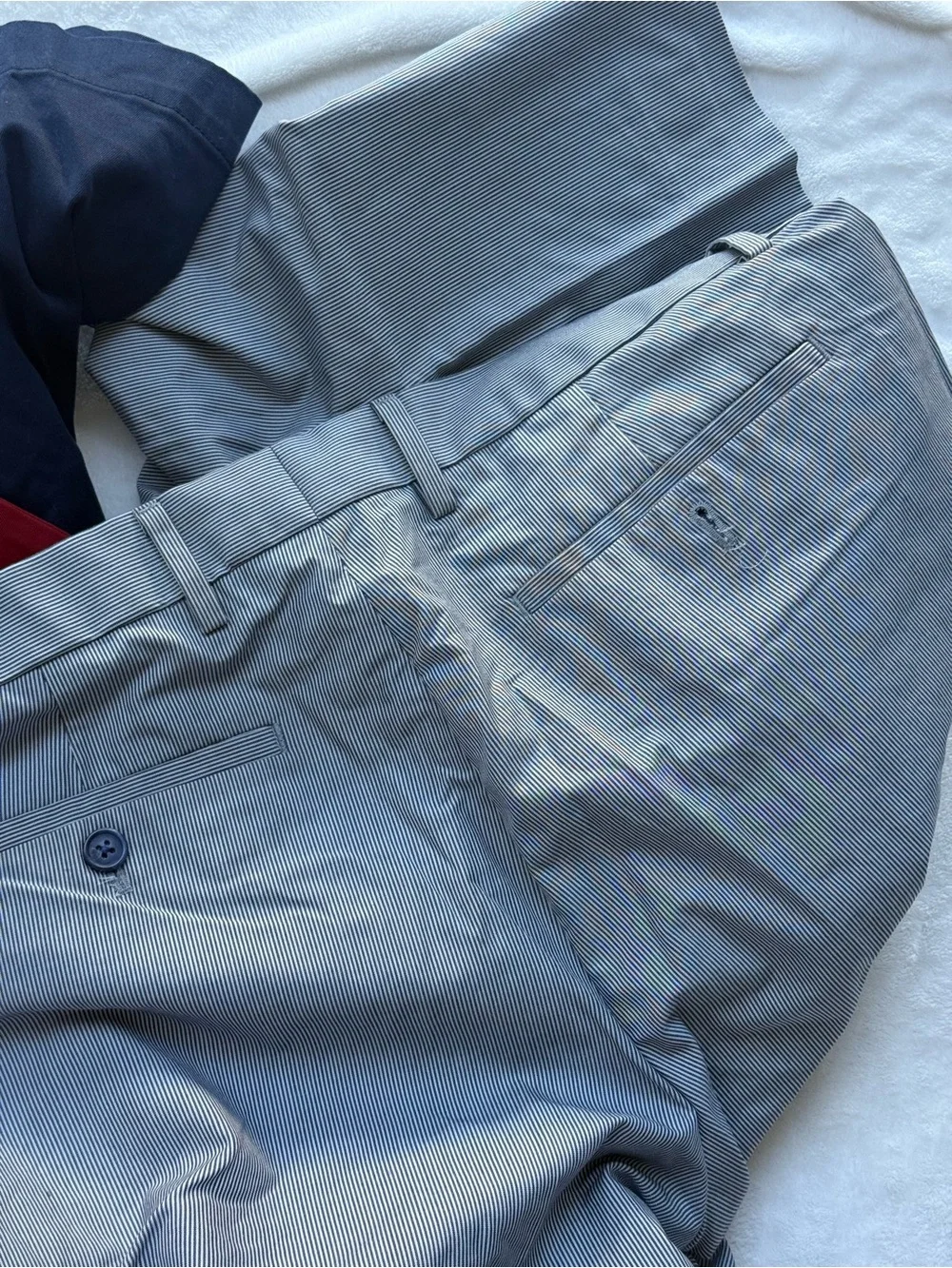 Men's Casual pants (set of 3) Navy, Red, Light Gray